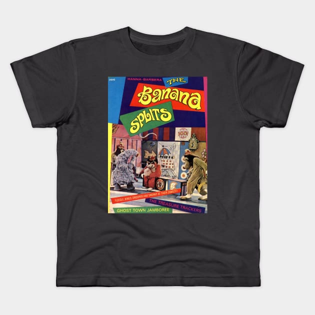 Banana Splits Comic Book Vintage from Australia Kids T-Shirt by offsetvinylfilm